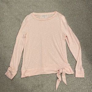 Loft Striped Long Sleeve Top Size M